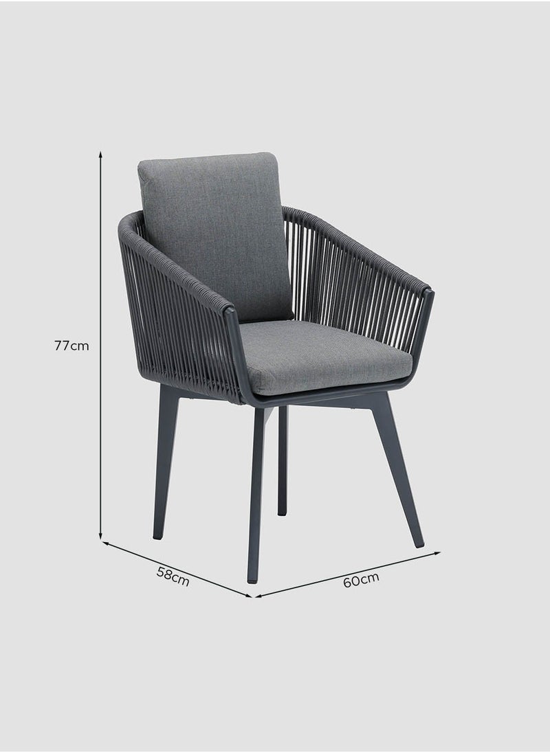 AL HUZAIFA FURNITURE Diva Outdoor Rope Dining Chair  - Image 4