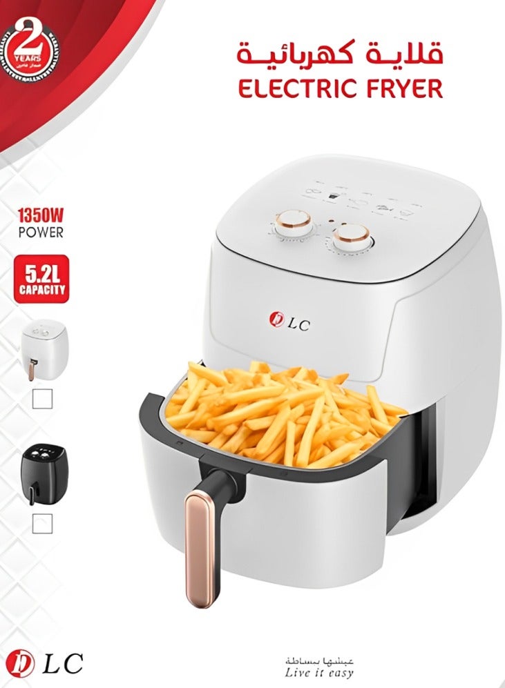 LC Air Fryer 5.2L – Advanced Technology and Temperature Control for Healthy Cooking - Image 2