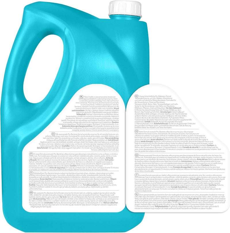 Simple Solution Small apartment fit Patio and Decking Pet Stain and Odour Remover, Silver, 4 Litres Durability boosted processed material - Image 2