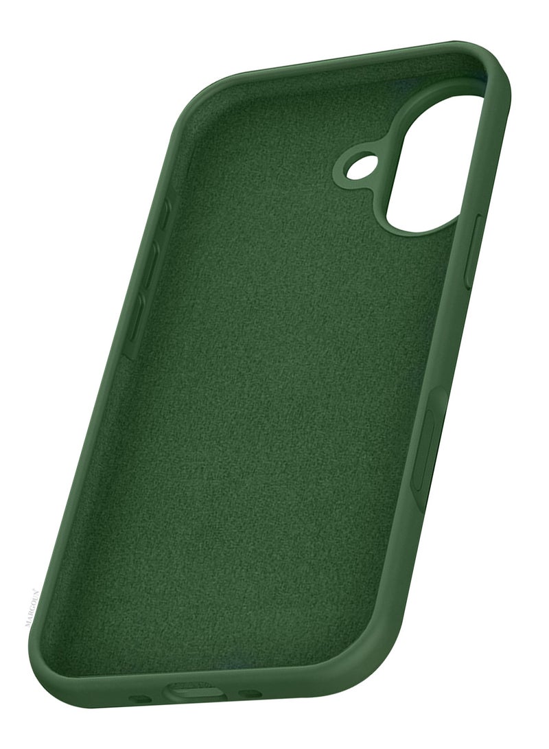 CATANES 3 Packs Silicone Protective Phone Case for iPhone 17 - Soft Anti-Scratch Microfiber Lining Ultra Slim Drop Protection Phone Cover with Two 3D Screen Protectors - Green - Image 5