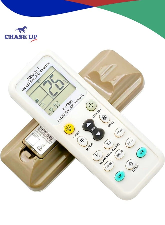 Chase Up Universal Ac Remote Control new technology, Compatible 1000+ Brands Like Samsung,Daikin,Gernal,Hitachi,Carrier,LG,Sharp,Haier, Gree,Midea,Whirlpool,Bosch,Easy Setup - Image 1