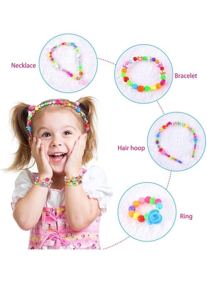 NIBEMINENT Acrylic Crafting Bead Kit Box With Accessories - Image 3