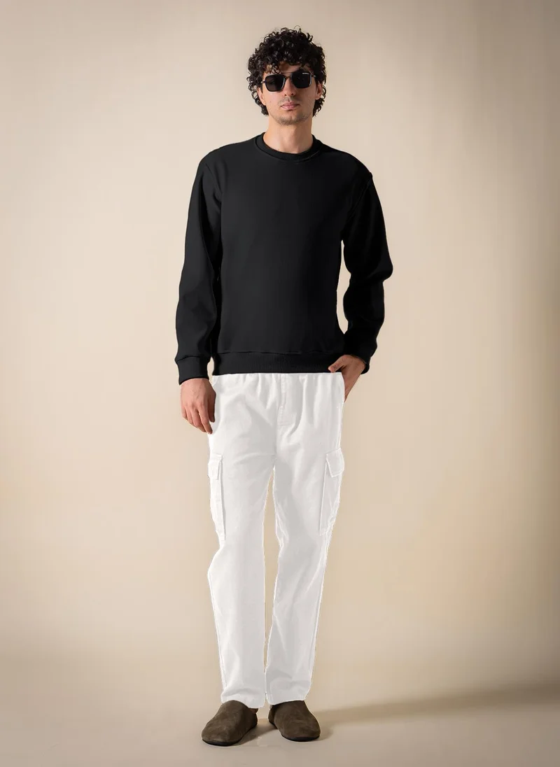 Shapes Black COMFORT SWEATSHIRT for Men | Best Price UAE