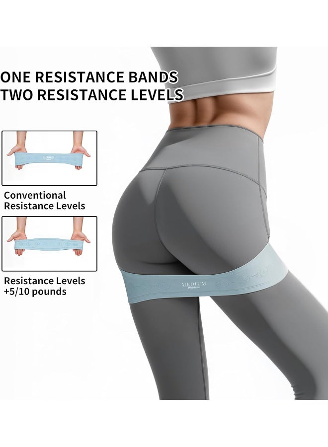 PROIRON PROIRON Resistance Loop Bands, Silicone[Skin-Friendly] Resistance Band Printed Exercise Poses Set of 3 Anti-Slip Exercise bands - Ideal for Home, Gym, Yoga, Training  - Image 4