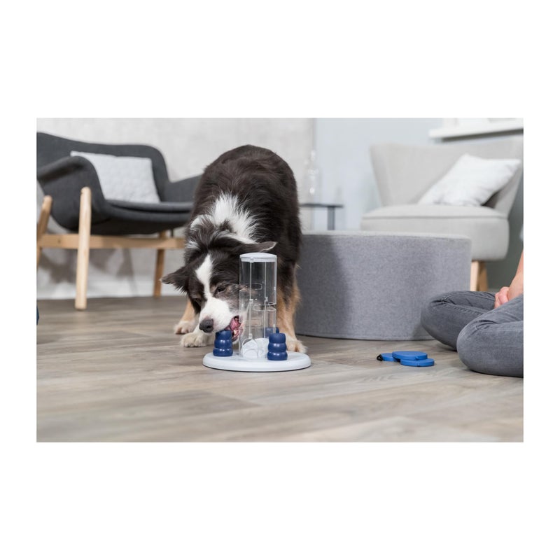 TRIXIE Gambling Tower Dog Enrichment Toy, Intermediate Level 2 Dog Puzzle, Interactive Treat Game - Image 3