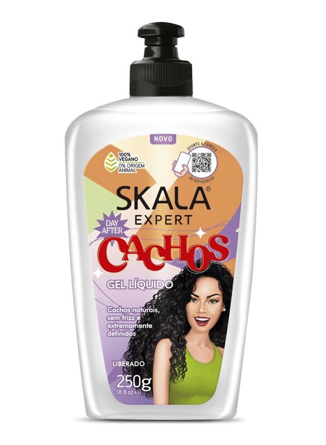 SKALA Linha Expert - Gel Liquido Mais Cachos 250 Gr - (Expert Collection - More Curls Liquid Gel Net 8.81 Oz)