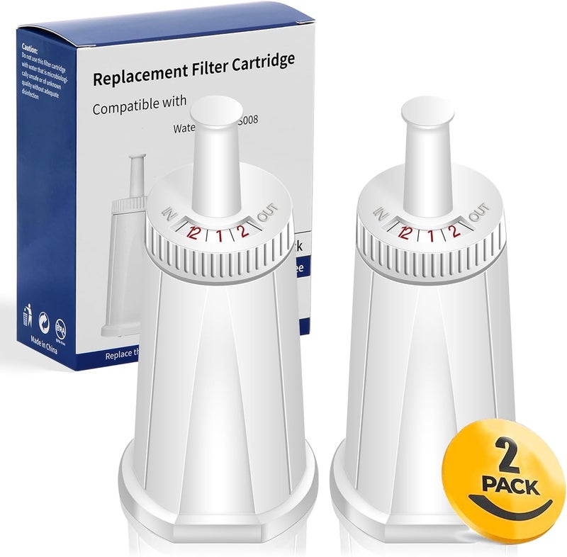 CoreReplace 2 Pack of Replacement Water Filter for Breville Claro Swiss Espresso Coffee Machine - Compare to Part #BES008WHT0NUC1 - Image 1