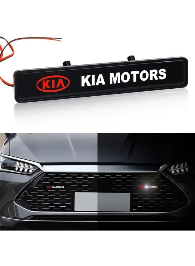Vierex Car Front Hood Grille LED Light Emblem for Kia Compatible with All Kia Models (Rio, Ceed, Sportage, Cerato, Soul, Sorento, K2, K5, Carnival) | Car Styling Decorative Logo Light | Waterproof - Image 3