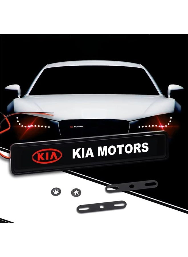 Vierex Car Front Hood Grille LED Light Emblem for Kia Compatible with All Kia Models (Rio, Ceed, Sportage, Cerato, Soul, Sorento, K2, K5, Carnival) | Car Styling Decorative Logo Light | Waterproof - Image 4