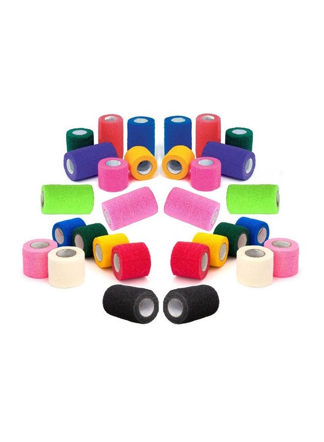 3M Vetrap 6-Color Pack Tape for Dogs, Cats and Horses, 2-Inch, Assorted, 18-Roll/Case