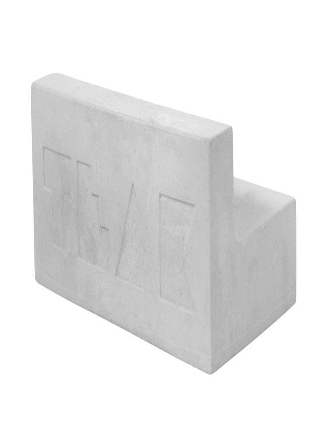 Teak Tuning Monument Series Concrete Fingerboard Ledge Obstacle - 5" Wide, 2" Tall - Ultra Premium, Super Durable Polymer Modified Concrete - Sterling Gray Colorway - Image 1