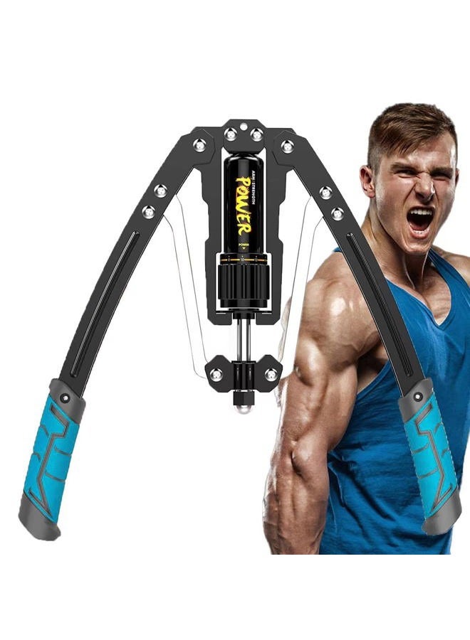 LEJIEYIN Twister Arm Exerciser - Adjustable 22-440lbs Hydraulic Power/Arm Exercise Equipment/Upper Body Exercise/Chest Workout/Shoulder Exercise Machine (Blue) - Image 1