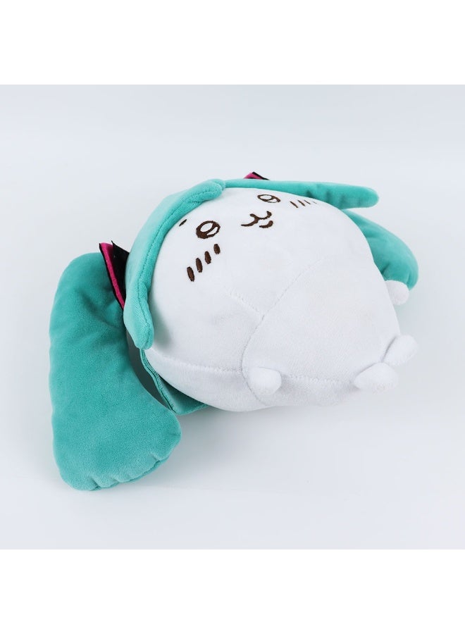 general Chiikawa fit Hatsune Miku fufu Kawa plush doll self-deprecating bear feet toy doll - Image 3