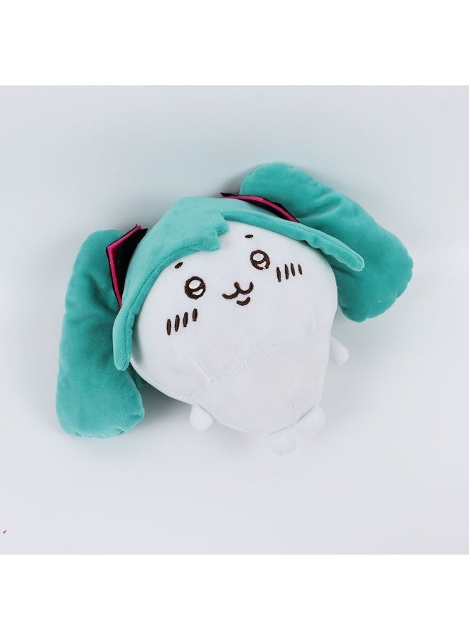 general Chiikawa fit Hatsune Miku fufu Kawa plush doll self-deprecating bear feet toy doll - Image 2