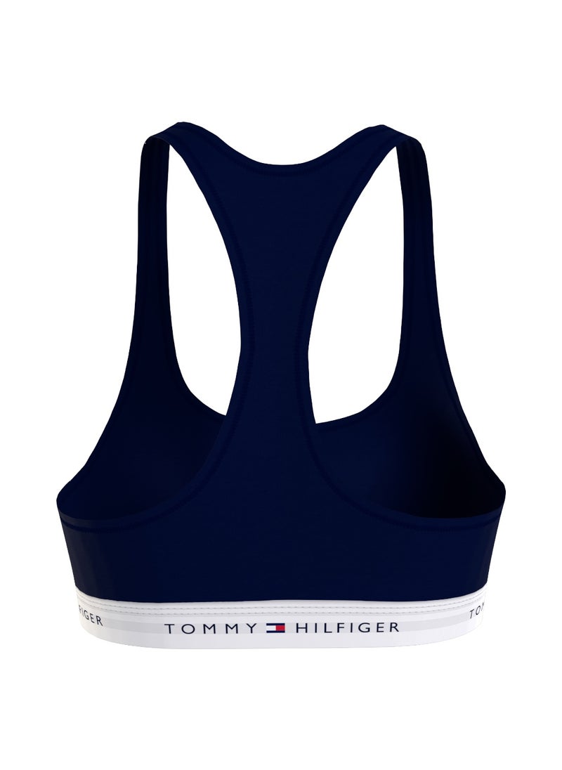 Women's Tommy Icons Unlined Bralette - Cotton blend, Blue - pzsku/Z18F55789FB51C28C4E9EZ/45/_/1738737908/93c621de-bee1-4ec2-b859-2e2b8f1d03af