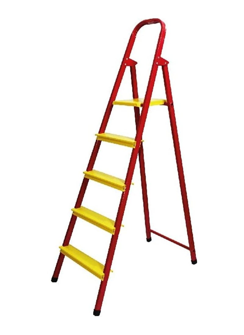 Generic - 5-Step Multipurpose Ladder – Foldable Anti-Slip Step Ladder for Home and Office Use - Image 1