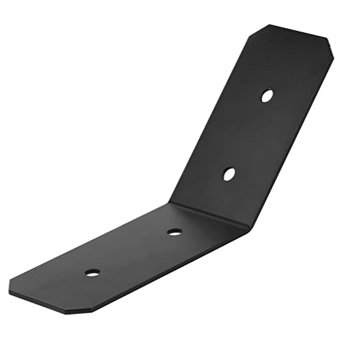 Fanmao 4 Pcs 45 Degree Angle Brackets for 4x4 Nominal Posts, Pergola & Gazebo Lumber Connector, 11-Gauge - Image 1