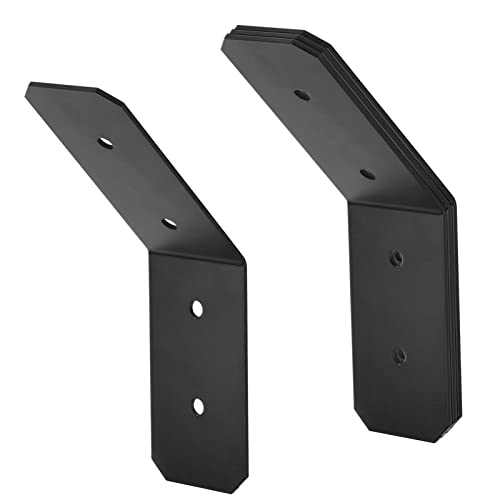 Fanmao 4 Pcs 45 Degree Angle Brackets for 4x4 Nominal Posts, Pergola & Gazebo Lumber Connector, 11-Gauge - Image 5