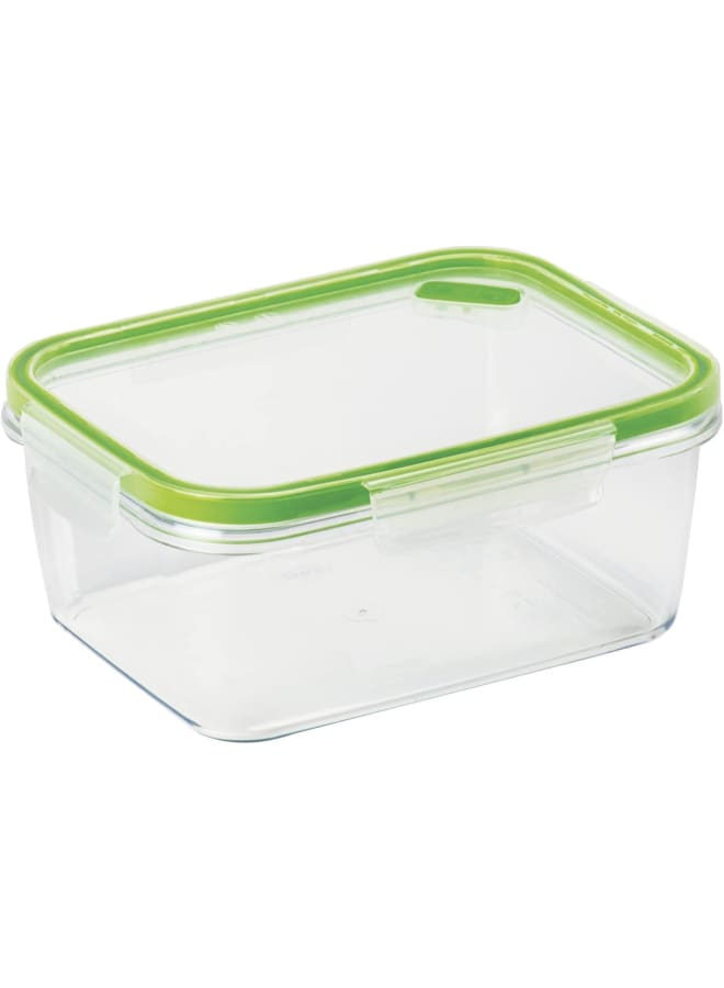 Snips Food Keeper Recycled Plastic, 1.5 L, Rectangular, Multi-Colour, Large - Image 1