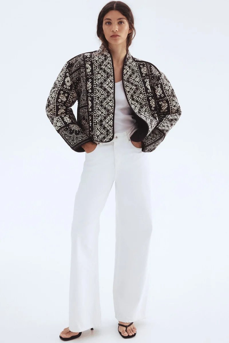 H&M Quilted cotton jacket