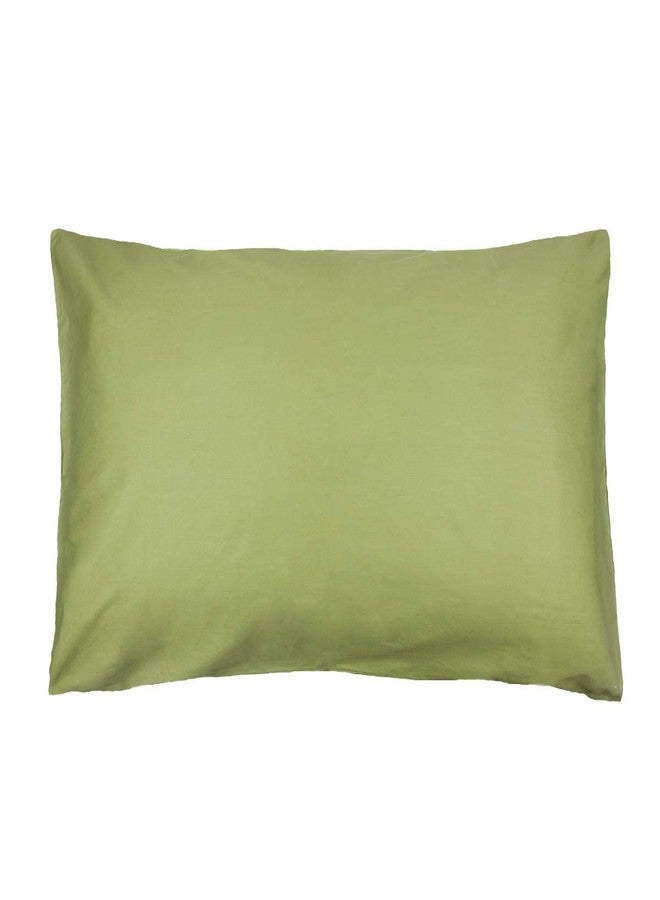 mookaitedecor 100% Cotton Pillowcase Set of 2, Solid Color Pillow Case Covers with Envelope Closure, Rectangular Cushion Case for Couch & Chair & Bed, 18 x 29 Inch, Olive Green - Image 4