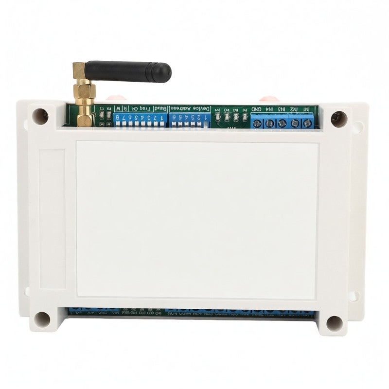 Relay Module 800-1000M Open Space Range - Customizable Dial Switch Settings Wireless Control for Smart Home Security Monitoring PLC IO Expansion - Image 1