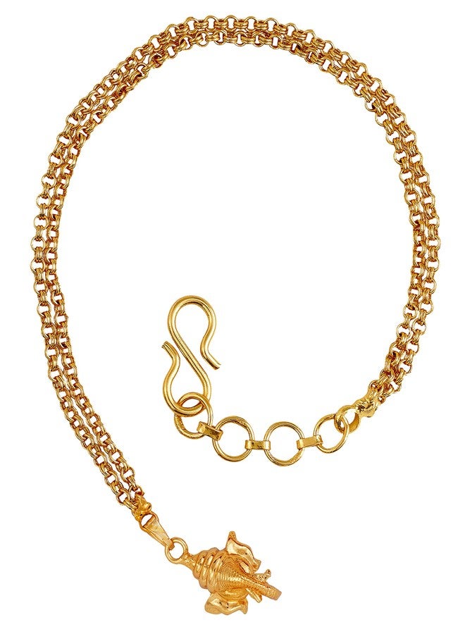 JFL Unisex Adult - Jewellery for Less Combo of One Gram Gold Plated Ganesha & Jhumki Rakhi Bracelet for Bhaiya Bhabhi,Valentine - Image 5