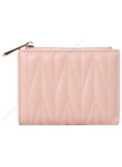 MINISO Woman Wallet (Light Pink) – Stylish and Compact Bi-Fold Wallet for Everyday Use and Organization