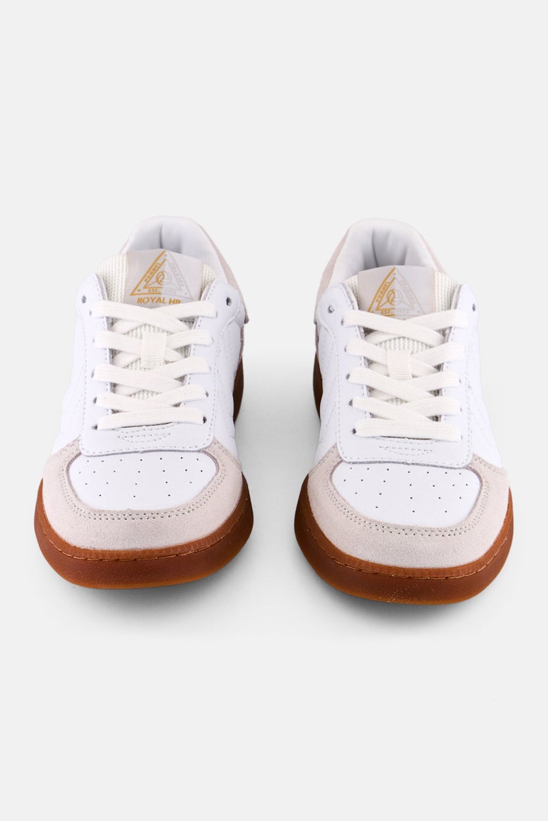 Hummel Kids Boy Royal Hb Lace Up Outdoor Shoes, White - Image 3