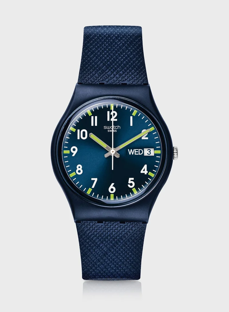 Swatch Sir Blue Analog Watch