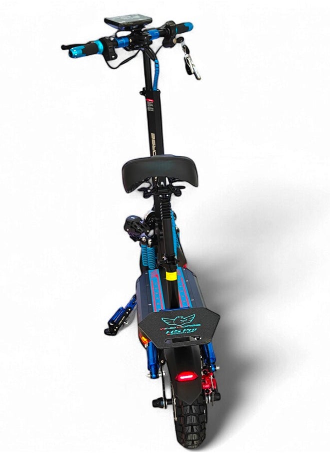 Wind Horse H5 Pro Electric Folding Scooter, 1200W Motor, 48V 18Ah Battery, 41KM Range, Dual Suspension and Remote Lock  - Image 5