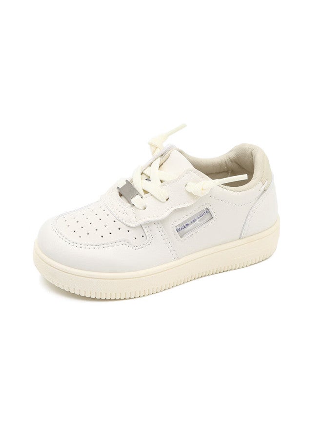 Topstar Kids Sports Shoes Spring New Boys And Girls Non-slip Wear-resistant Soft Sole White Sneakers Korean Style Size 23 - Image 1