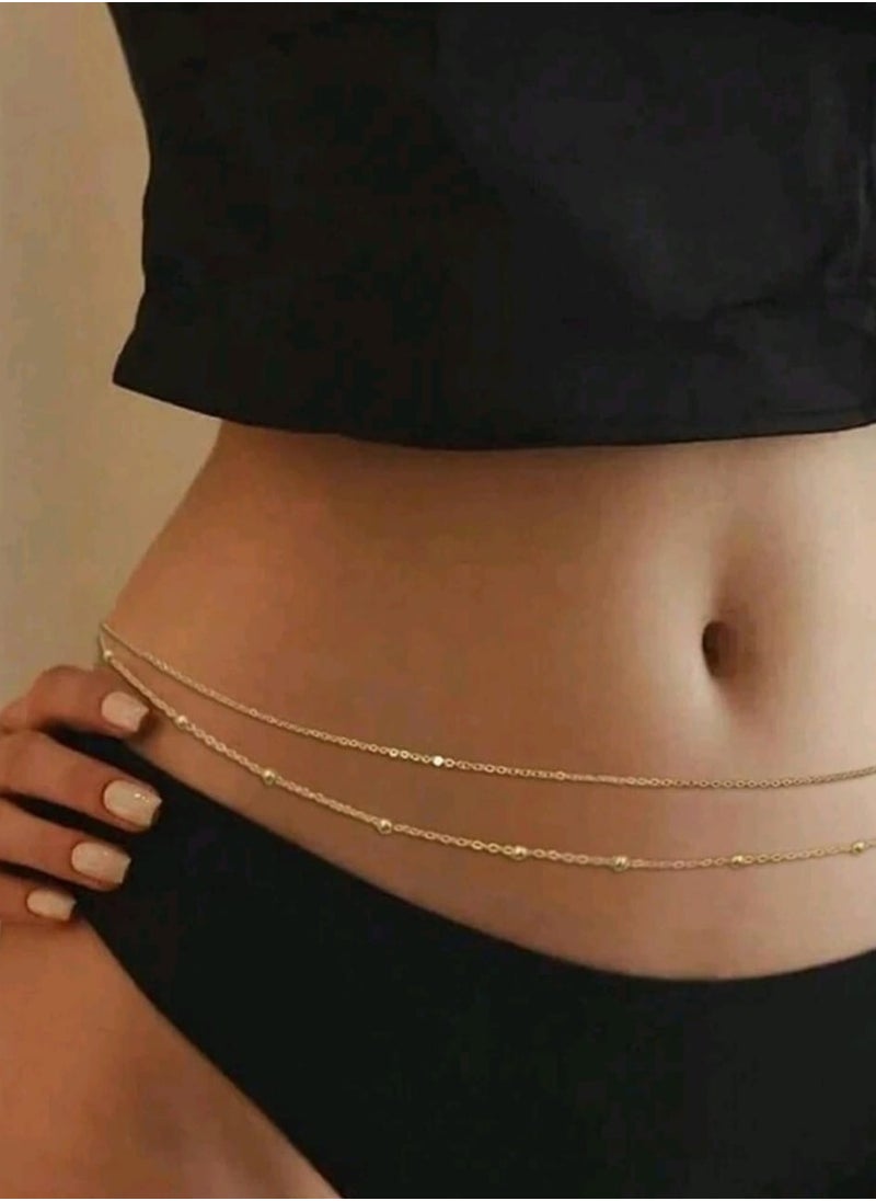Vintage Minimalist Single Layer Thin Chain Waist Chain