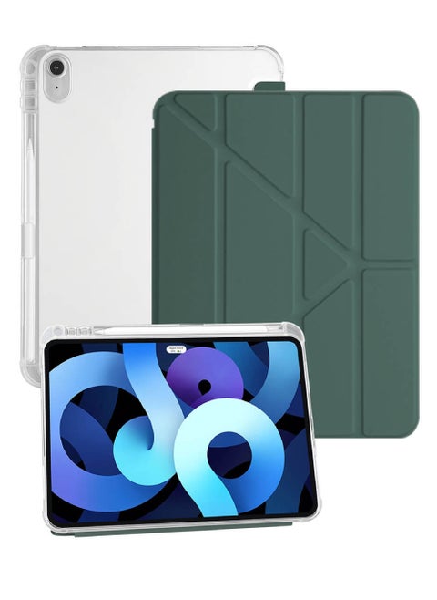 Case for iPad (A16) 11th 11 inch 2025 Gen iPad 11 Case/Case For iPad 10th Gen Case 2022 iPad 10 Case Slim Stand Soft Clear Transparent Shell Back with Pencil Holder Smart Cover for 11" iPad 11th 2025/10.9"iPad 10th Gen 2022