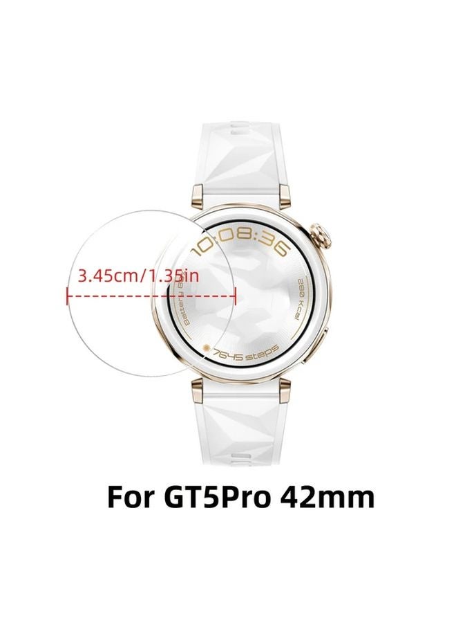 4 Pack Tempered Glass Screen Protector For Huawei Watch GT5 41mm 9H Hardness Bubble Free - Image 2