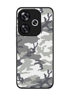 Stylizedd Rugged Black edge case for Xiaomi Poco F6 / Xiaomi Redmi Turbo 3, Slim fit Soft Case Flexible Anti Drop TPU Gel Thin Cover -  Artic Camo  - Image 1