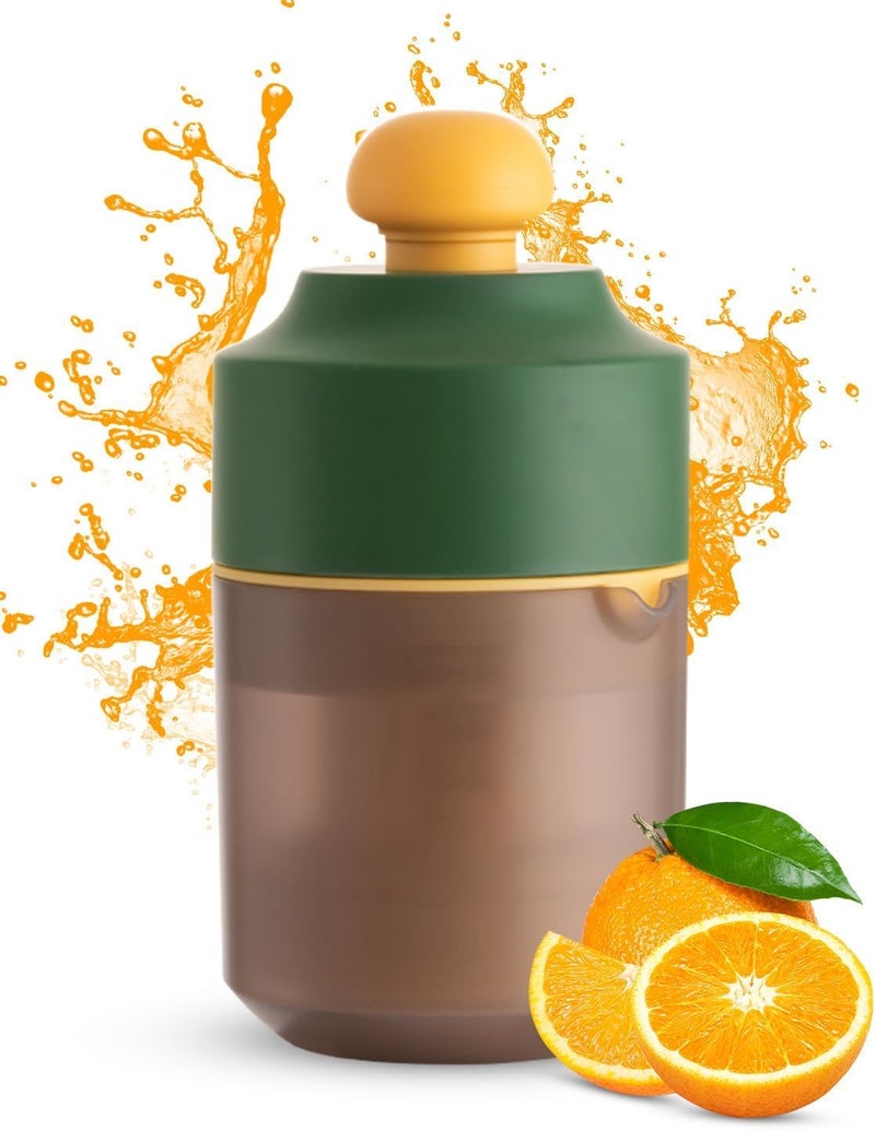 LOOKMINT Manual Citrus Juicer with Dual Mode Design Portable Juice Extractor with Scale for Orange Lemon Lime - Image 1