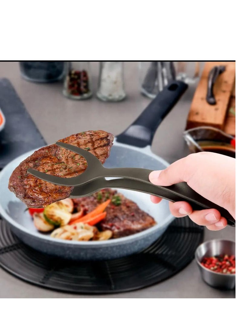 QiaoKai 2 in 1 Stylish Non Stick Spatula for Effortless Cooking, Spatula Kitchen Essential, Easy to Flip Spatula  - Image 3