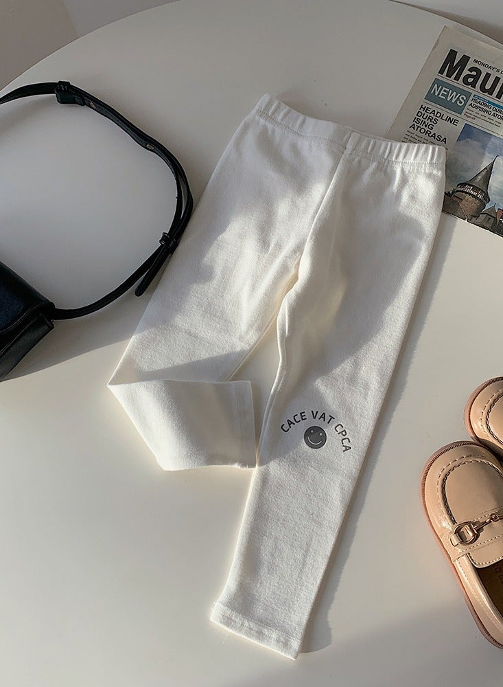 Loquat Kids Thermal Underwear Pants Cotton Soft Long Johns Base Layer Bottom Pants White 