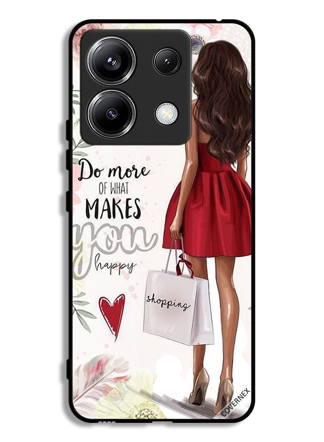 Covernex Xiaomi Poco X6 5G Protective Case Cover Do More Of What Makes You Happy - Image 1