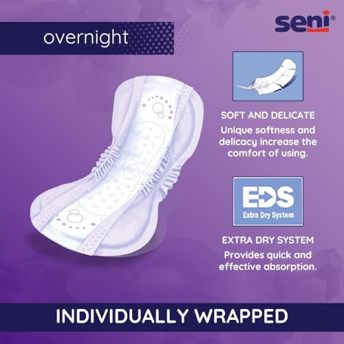 Seni Lady Premium Women Ultimate Long Bladder Control Pads - 26 pcs | Overnight Bladder leakage Protection | Highly Absorbent | Rash Free | Breathable & Comfortable - Image 3