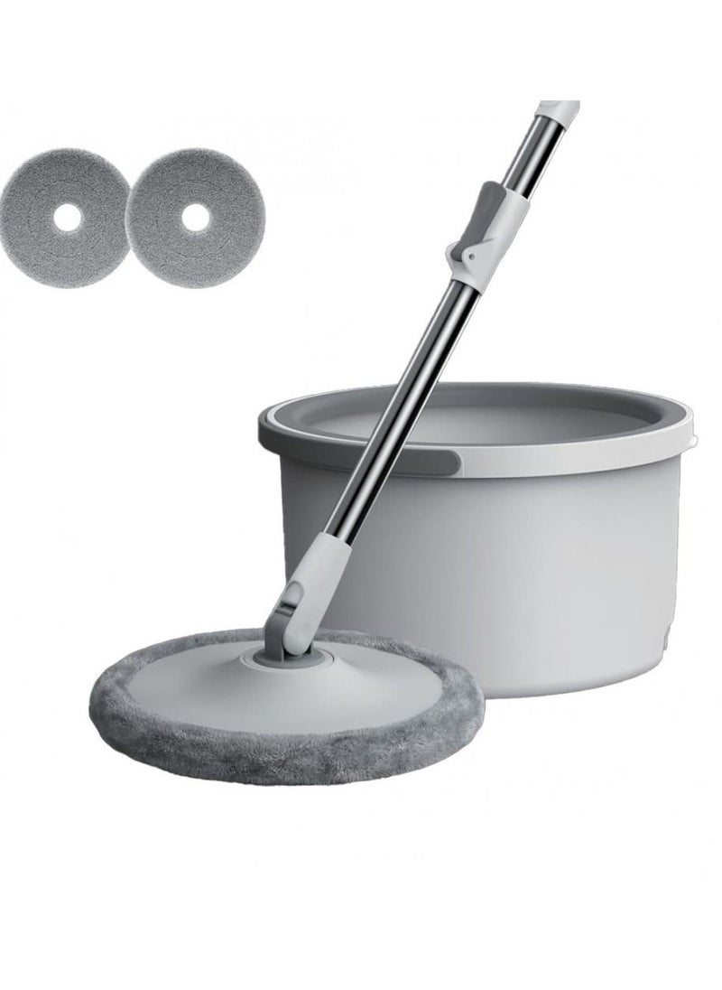 Generic - Rotating floor mop with handle and removable microfiber bucket - Image 1