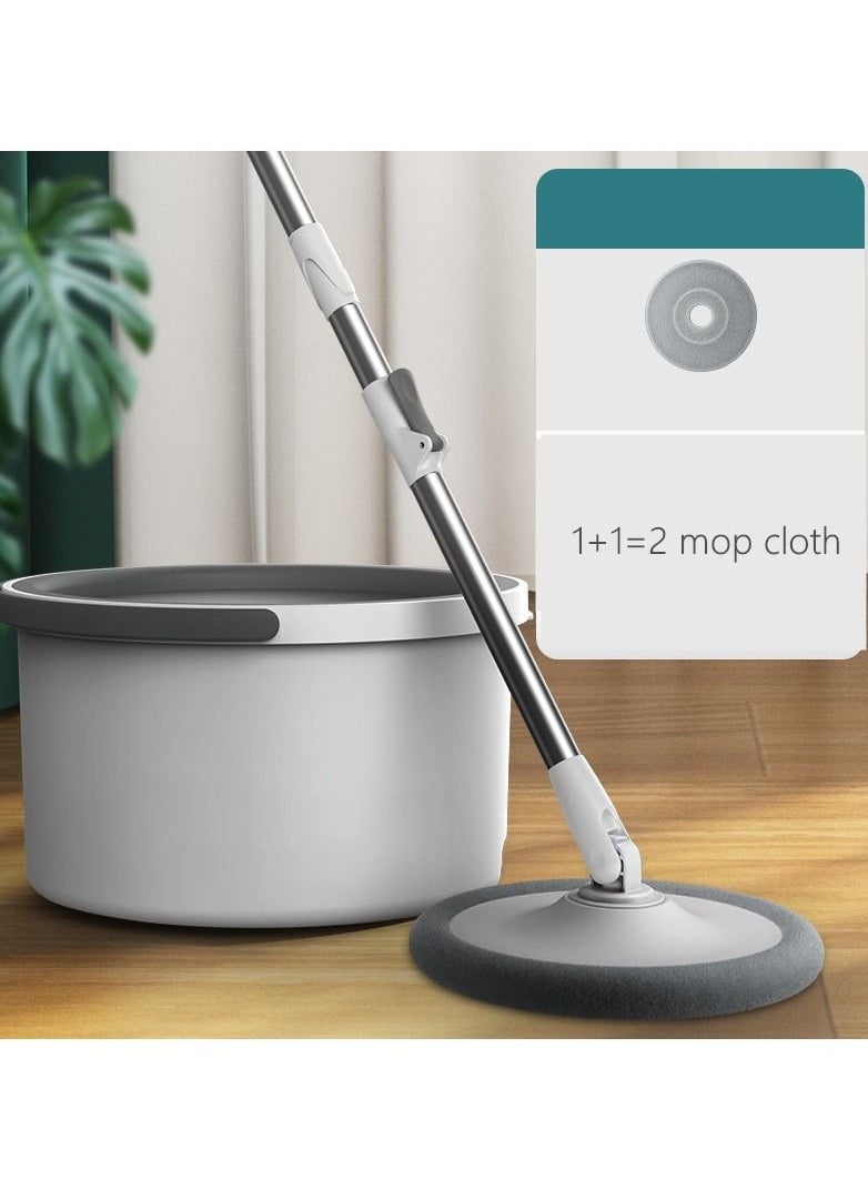 Generic - Rotating floor mop with handle and removable microfiber bucket - Image 1