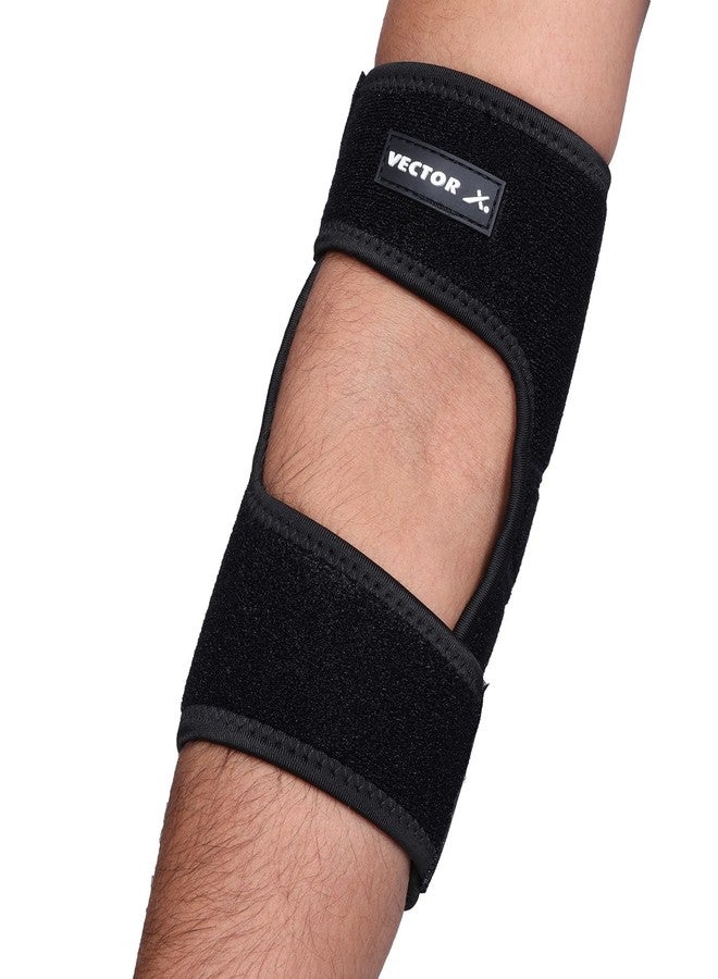 Vector X Vector-X Unisex Neoprene Elbow Support Free Size Black - Image 2