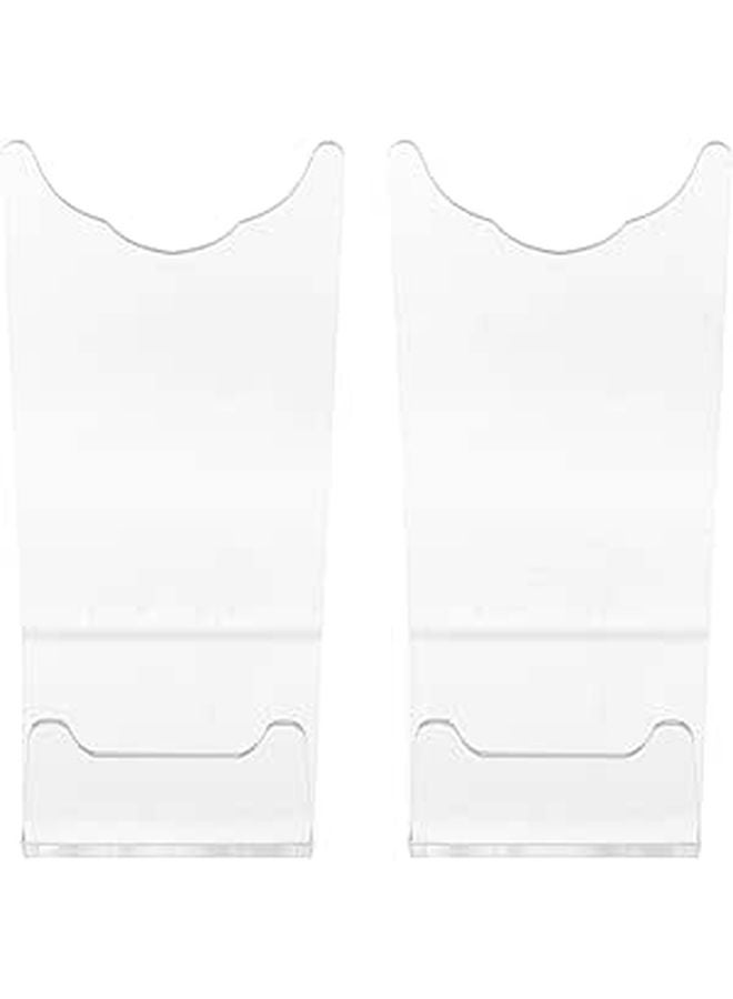 Acrylic Electric Razor Holder Display Stand 2 Pack for Men Shaver Storage Rack - Image 1