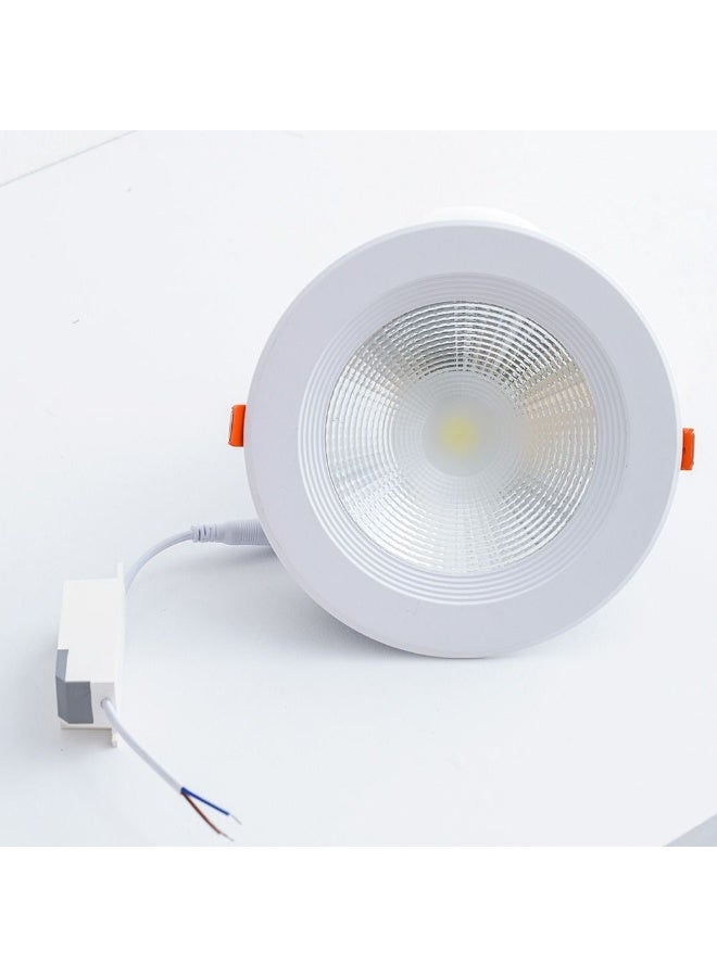 Milano Illumina 20W LED Downlight - Warm White Spot Light, Aluminium, Self-Installation, 2-Year Warranty, Energy Efficient Lighting for Home & Office - Image 1