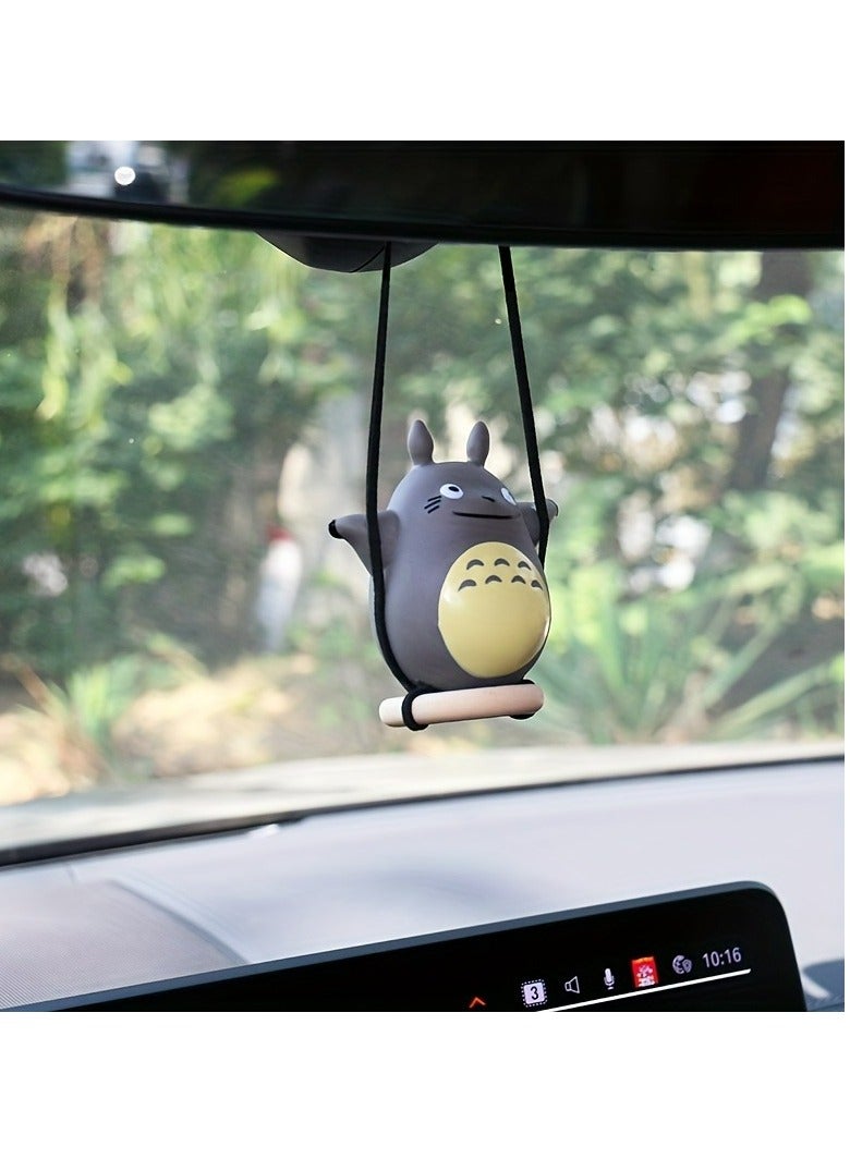 Car Swinging Ornament Rear View Mirror Accessories Cute Car Supplies - Image 2