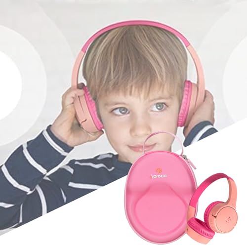 Aproca Pink Hard Storage Case, for Belkin SoundForm Mini - Wireless Bluetooth Headphones - Image 4
