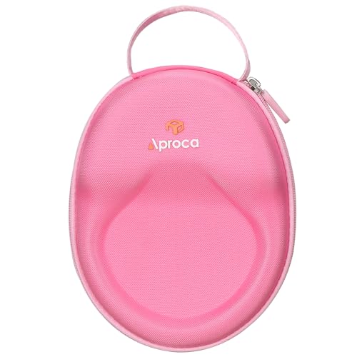 Aproca Pink Hard Storage Case, for Belkin SoundForm Mini - Wireless Bluetooth Headphones - Image 3