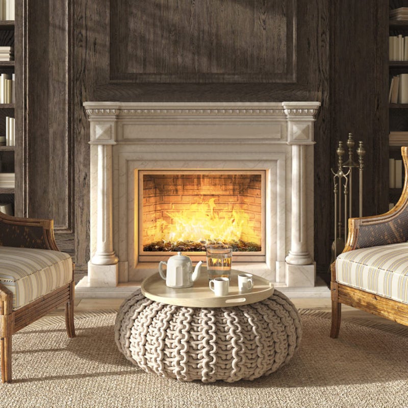 GASPRO 10 lbs Fire Glass for Fire Pit, 1/2-Inch Glass Rocks for Propane or Gas Fireplace, Add Ambience to Gatherings and Parties for Outdoors and Indoors, Reflective Black - Image 5